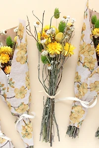 Roxanne’s Dried Flowers Lemon Blossom Bouquet