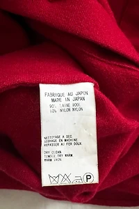 Vintage Yohji Yamamoto Y's Red Wool Shirt