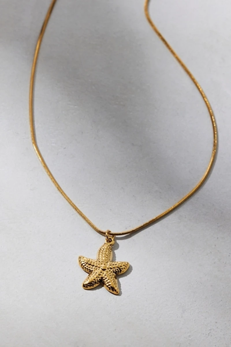 Starfish Charm Waterproof Necklace