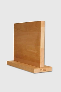 Italic European Beech Wood Magnetic Knife Block