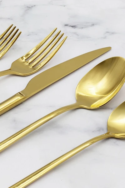 Italic Emilia Mirror 20-Piece Flatware Set