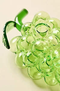Edie Parker Glass Grape Bunch Vessel