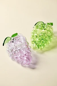 Edie Parker Glass Grape Bunch Vessel