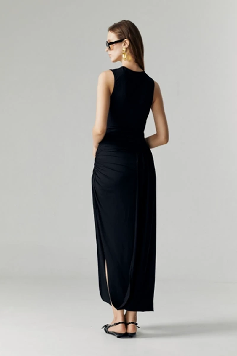 ATS Evel Draped Dress