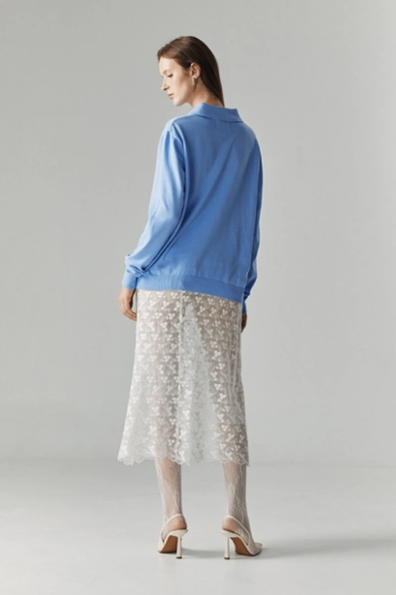 ATS Nara Knit Polo Top