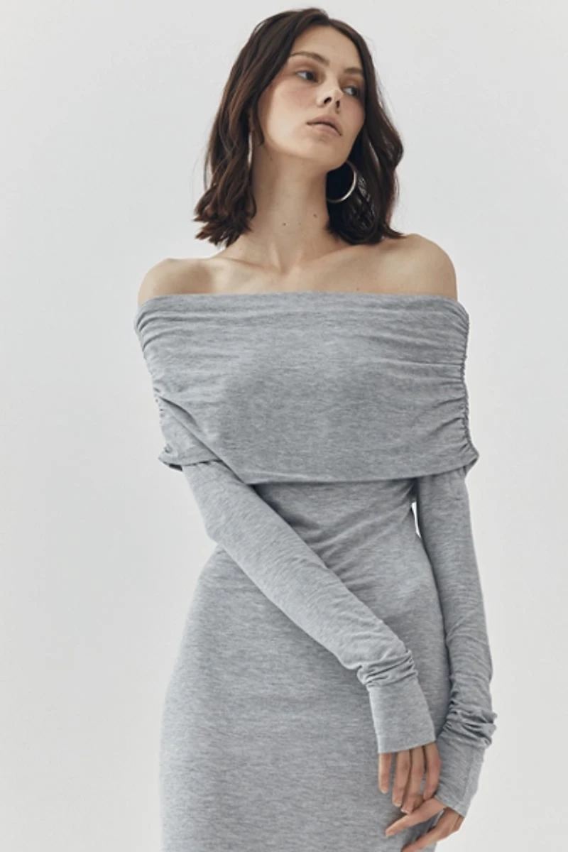 ATS Esme Off-the-Shoulder Maxi Dress