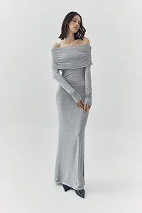 ATS Esme Off-the-Shoulder Maxi Dress