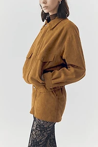 ATS Remi Suede Jacket And Skort Set