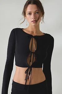 UO Modern Muse Lace Trim Skort 2-Piece Set