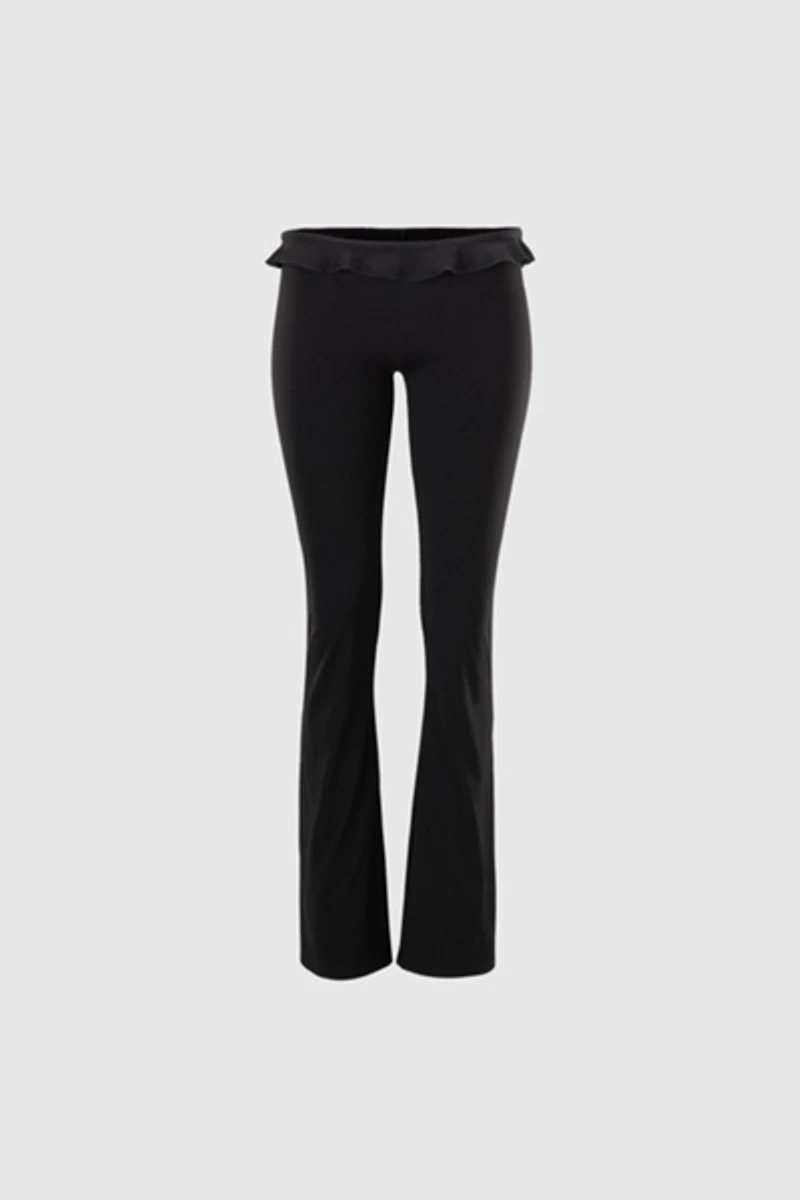 FUN+CUTE The New Yorker Ruffle Flare Legging