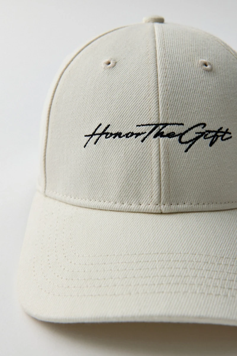 Honor The Gift Script Snapback Hat