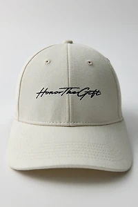 Honor The Gift Script Snapback Hat