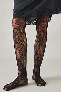 Ophelia Lace Fishnet Tights