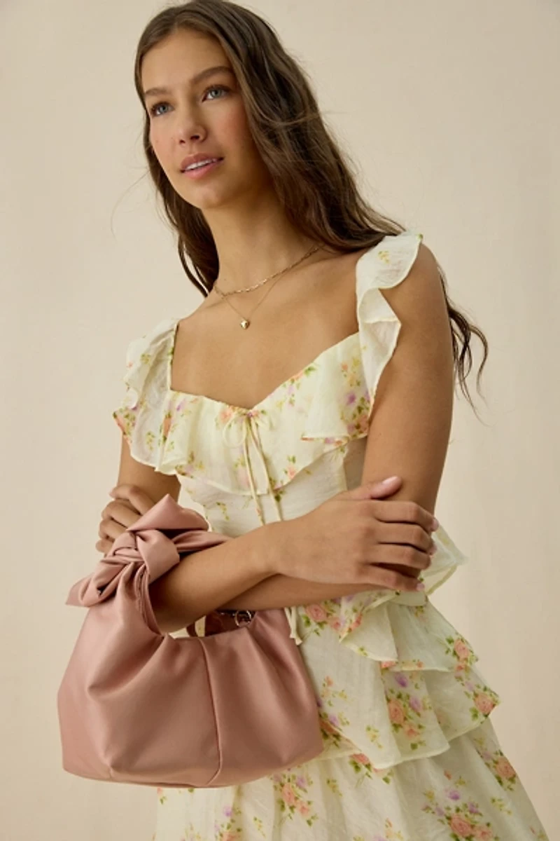 ASTR The Label Adessa Floral Tiered Ruffle Maxi Dress