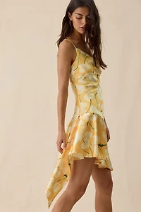 ASTR The Label Paloma Asymmetric Cowl Neck Mini Dress