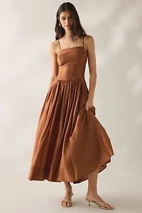 ASTR The Label Ovina Drop Waist Maxi Dress