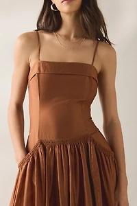 ASTR The Label Ovina Drop Waist Maxi Dress