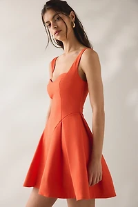 ASTR The Label Maliyah Pleated Drop Waist Mini Dress