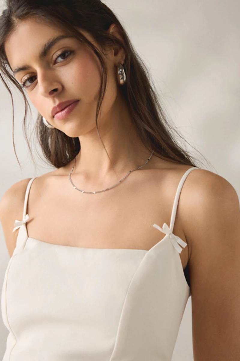 ASTR The Label Kiarra Lace-Up Corset Mini Dress