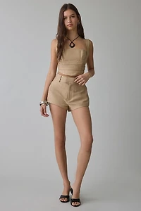AFRM Elson Tailored High-Rise Mini Shorts