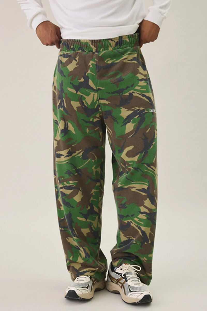 iets frans... Harri Camo Wide Leg Jogger Sweatpants
