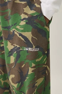 iets frans... Harri Camo Wide Leg Jogger Sweatpants