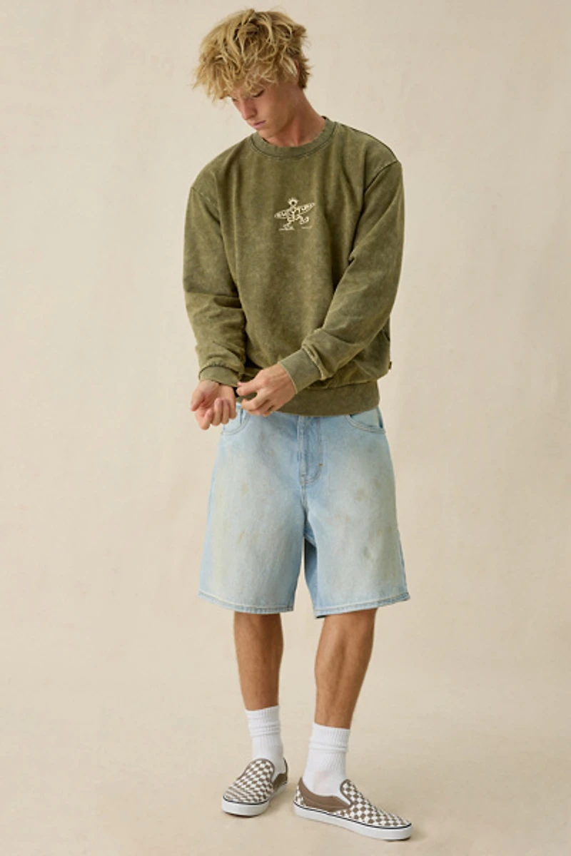 Rhythm Drifter Salt Wash Crew Neck Sweatshirt