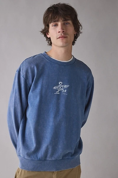 Rhythm Drifter Salt Wash Crew Neck Sweatshirt