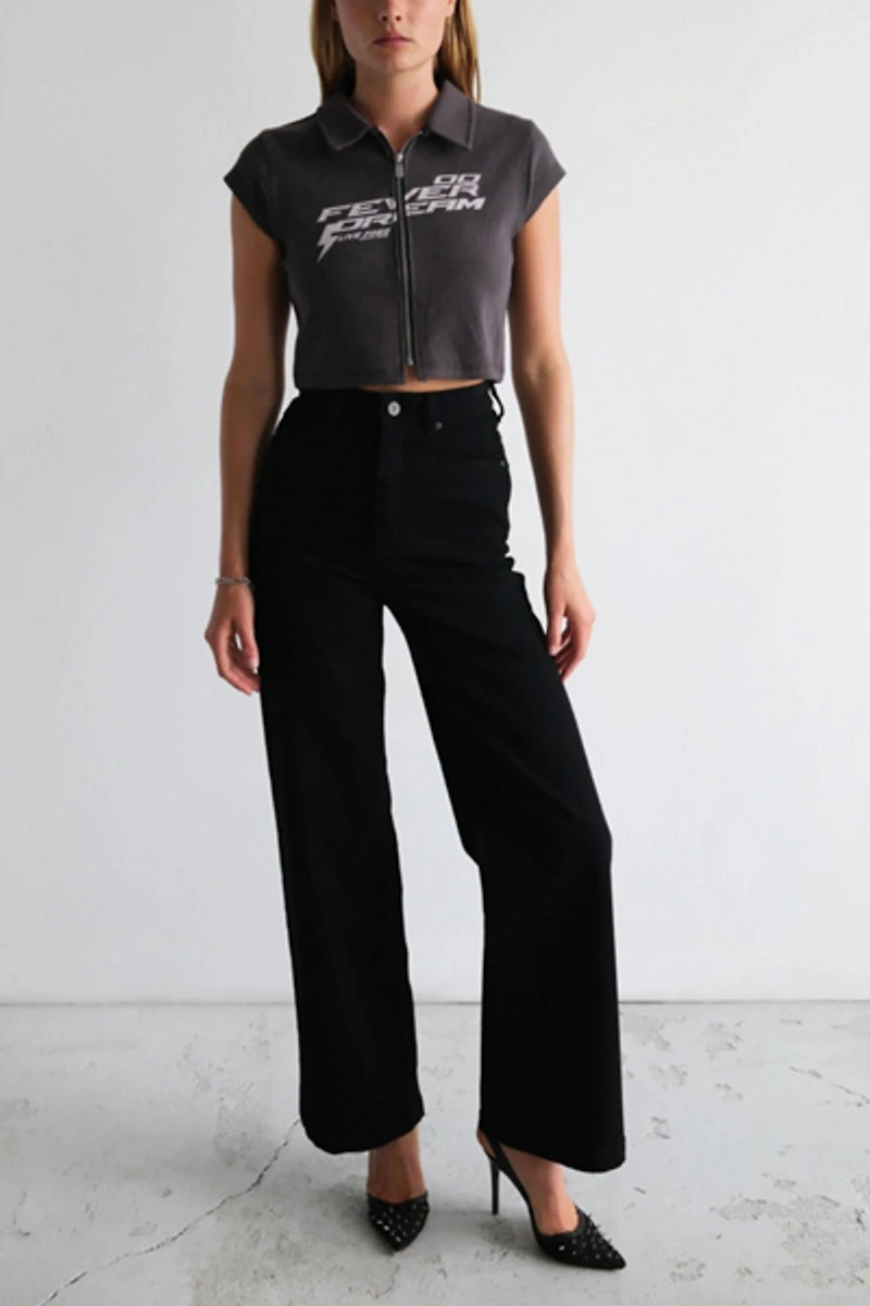 95 Mid Baggy Brie Eyelet Jean