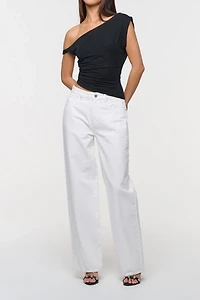 95 Mid Baggy Brie Eyelet Jean