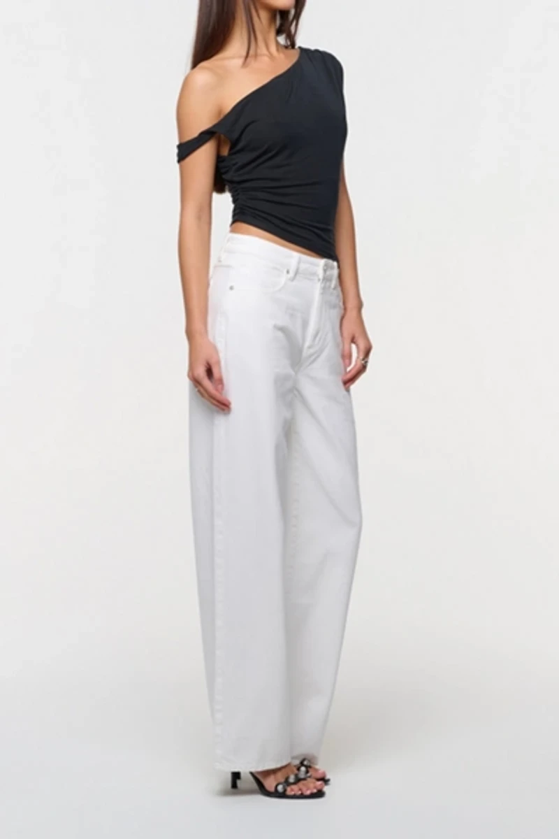 95 Mid Baggy Brie Eyelet Jean