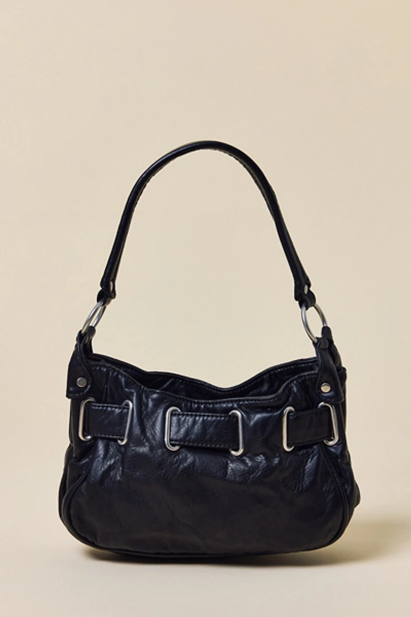BDG Mini Sonny Belted Faux Leather Shoulder Bag