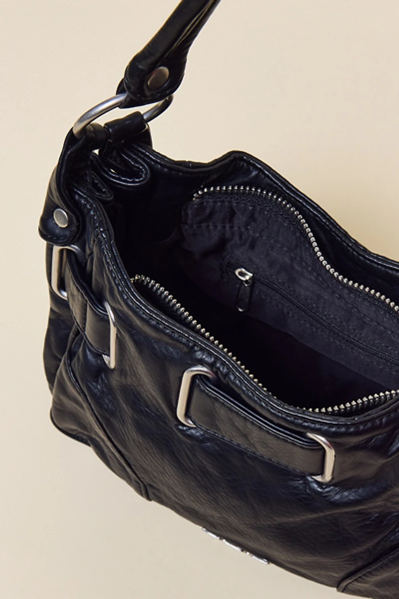 BDG Mini Sonny Belted Faux Leather Shoulder Bag