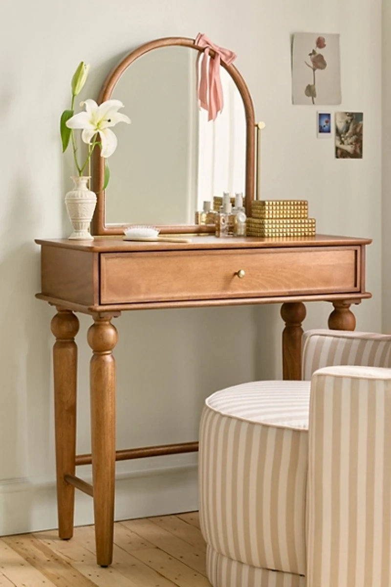 Freya Boho Makeup Storage Vanity