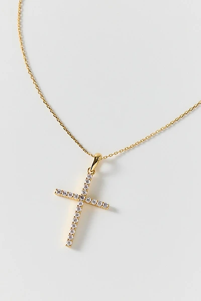 Electric Picks Dove Cross Necklace