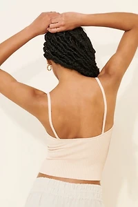 Beth Ruffle Sweater Cami