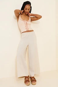 Beth Ruffle Sweater Cami