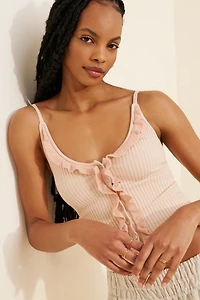 Beth Ruffle Sweater Cami