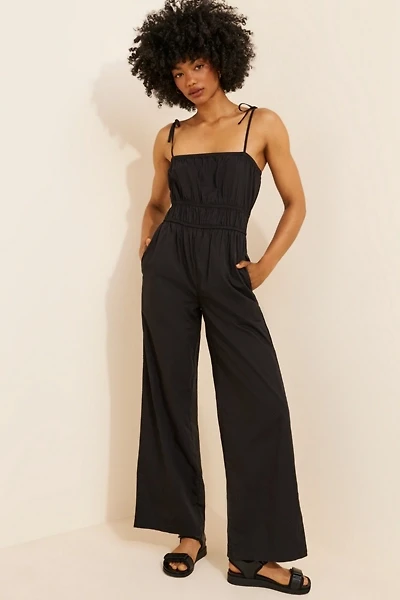 Brixton The Eden Smocked Jumpsuit
