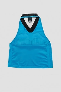 Rework Carolina Panthers Football Halter Top