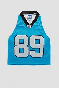 Rework Carolina Panthers Football Halter Top