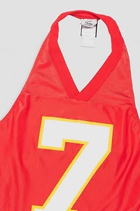 Rework Kansas City Chiefs Football Halter Top