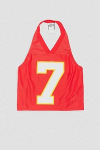 Rework Kansas City Chiefs Football Halter Top