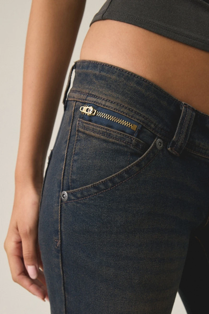 Abrand 00 Bowie Super Low Kick-Flare Jeans