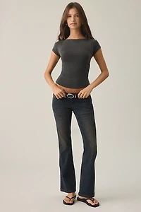 Abrand 00 Bowie Super Low Kick-Flare Jeans
