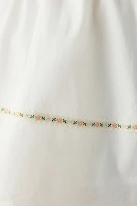 Daisy Street Bloom Drop Waist Smocked Mini Dress