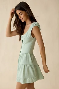 Daisy Street Sorrel Drop Waist Corset Mini Dress
