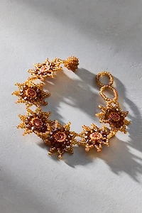 Floral Beaded Bracelet