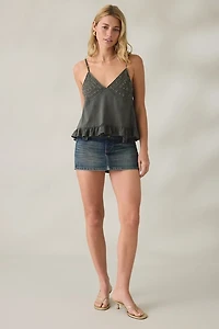 BDG Ethel Beaded Embellished Babydoll Cami