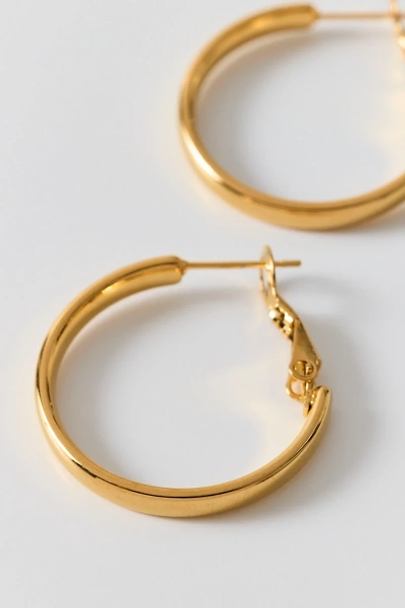 L Train Waterproof Small Hoop Earrings